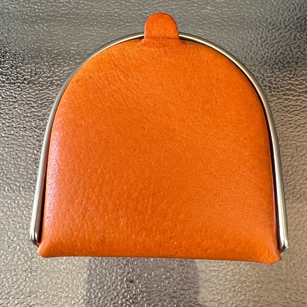 Vintage 50-60’s Caramel Leather Coin Wallet